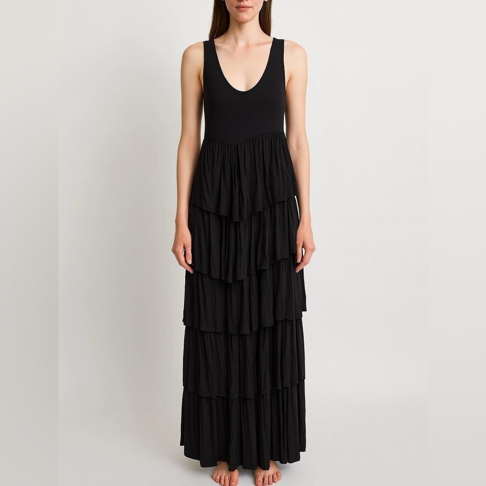 Vivienne Tam | Tiered Maxi Dress which costs